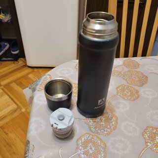 Термос нержавеющая сталь, 0.6 л, узкая горловина, Арктика, колба нержавеющая сталь, черный, 111-600Ч - фото 9 от пользователя