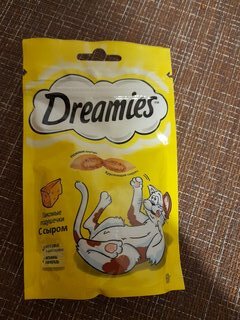 Корм для животных Dreamies, 60 г, для кошек, лакомство, с сыром, 52354 - фото 7 от пользователя