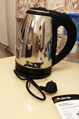 Чайник электрический Lofter, D02, глянец, 1.8 л, 1500 Вт, скрытый нагревательный элемент, металл - фото 5 от пользователя