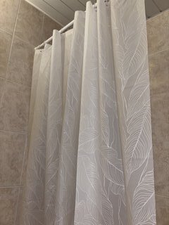 Штора для ванной 180х200 см, Peva, Бенджамина, 75416 - фото 2 от пользователя