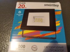 Прожектор светодиодный Smartbuy, FL SMD LIGHT, 20 Вт, 6500 К, черный, SBL-FLLight-20-65K - фото 3 от пользователя