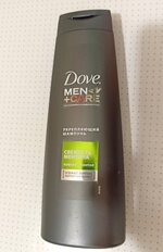 Шампунь Dove, Men Care Свежесть ментола, для всех типов волос, для мужчин, 250 мл - фото 8 от пользователя