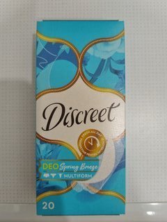 Прокладки женские Discreet, Deo Spring Breeze Single, ежедневные, 20 шт - фото 2 от пользователя