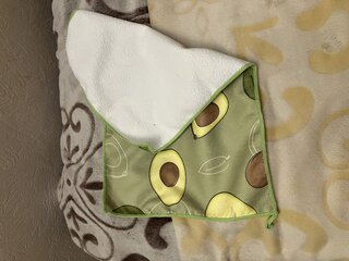 Полотенце кухонное махровое, 30х50 см, 310 г/м2, 100% полиэстер, Авокадо, Китай - фото 8 от пользователя