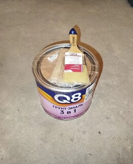 Грунт-эмаль Formula Q8, по ржавчине, алкидная, вишневая, 1.9 кг - фото 1 от пользователя
