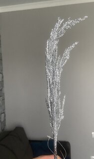 Ветвь декоративная 43 см, серебро, SYJFYA- 0923028S - фото 3 от пользователя
