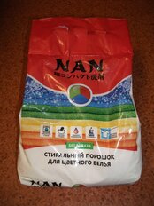 Стиральный порошок Nan, 2.4 кг, ручной + автомат, для цветного и белого белья - фото 5 от пользователя