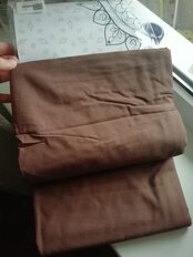 Пододеяльник евро, 200 х 220 см, 100% хлопок, поплин, шоколадный, Silvano, Марципан, 300012 - фото 2 от пользователя