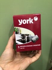 Губка для посуды металл, 6 шт, с пропиткой, York, 005010 - фото 3 от пользователя