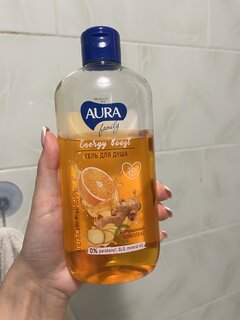 Гель для душа Aura, Family, 400 мл, Апельсин и имбирь - фото 8 от пользователя