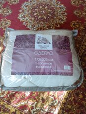 Одеяло 2-спальное, 172х205 см, Верблюжья шерсть, 400 г/м2, зимнее, чехол микрофибра, кант - фото 2 от пользователя