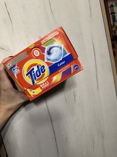 Капсулы для стирки Tide, Color, 12 шт, капсула 16.8 г - фото 3 от пользователя