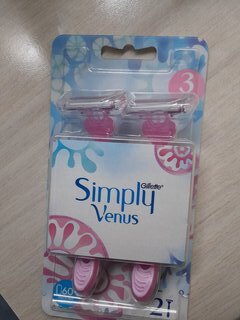 Станок для бритья Venus, Simply, для женщин, 3 лезвия, 2 шт, одноразовые, 0050005249 - фото 9 от пользователя