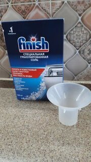 Соль для посудомоечной машины Finish, 1.5 кг - фото 1 от пользователя