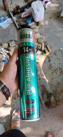 Клей-пена KUDO, APS 14+, 1 л, для теплоизоляции, всесезонный, KUPP10UAPS - фото 9 от пользователя