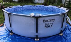 Бассейн каркасный Bestway, 305х76 см, Steel Pro Max Frame Pool, 56406, 4678 л - фото 5 от пользователя