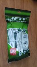 Удлинитель бытовой 3 гнезда, 10 м, ПВС, 3х0.75 мм², с заземлением, 16 А, Jett, РС-3, 155-639 - фото 7 от пользователя