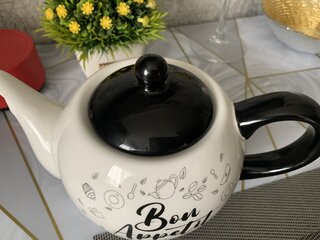 Чайник заварочный доломит, 0.95 л, Daniks, Бон Аппетит - фото 4 от пользователя