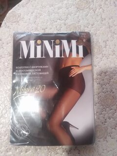 Колготки Minimi, Mini Milana, 20 DEN, р. 4, nero, шортики - фото 3 от пользователя