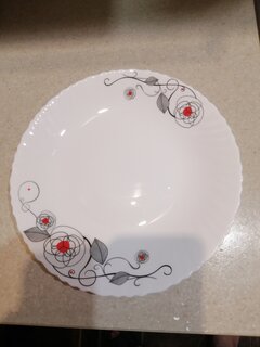 Тарелка обеденная, стеклокерамика, 24 см, круглая, Рапсодия, Daniks, LHP 95/327/237107 - фото 3 от пользователя