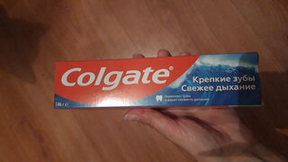 Зубная паста Colgate, Крепкие зубы Свежее дыхание, 100 мл - фото 1 от пользователя