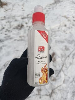 Жидкость для розжига 0.25 л, парафин, Grifon, Premium, 650-033 - фото 1 от пользователя