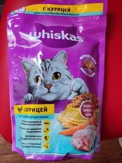 Корм для животных Whiskas, 350 г, для стерилизованных кошек 1+, сухой, курица, подушечки, коробка, 10139171 - фото 4 от пользователя