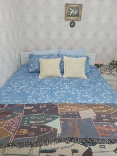 Пододеяльник евро, 200 х 215 см, 100% хлопок, бязь, синий, Майская ночь, 501156/1, ТТ-00313333 - фото 3 от пользователя