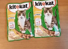 Корм для животных Kitekat, 85 г, для кошек, курица в соусе, пауч - фото 1 от пользователя