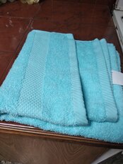 Полотенце банное 50х90 см, 100% хлопок, 380 г/м2, Грация, Barkas, мятное, Узбекистан - фото 1 от пользователя