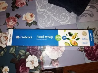 Пленка пищевая 0.29 м, 200 м, футляр, Daniks - фото 7 от пользователя