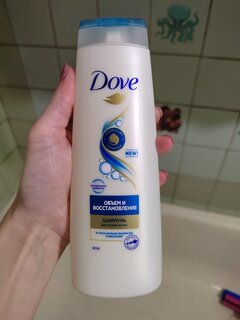 Шампунь Dove, Hair Therapy Интенсивное восстановление и объем, для поврежденных волос, 380 мл - фото 6 от пользователя