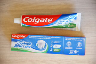 Зубная паста Colgate, Тройное действие, 150 мл - фото 2 от пользователя