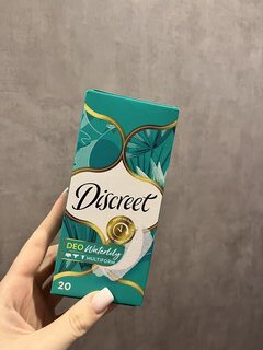 Прокладки женские Discreet, Deo Water Lily Single, ежедневные, 20 шт - фото 1 от пользователя