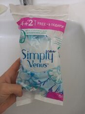 Станок для бритья Gillette, Simply Venus, для женщин, 4 шт, одноразовые - фото 3 от пользователя