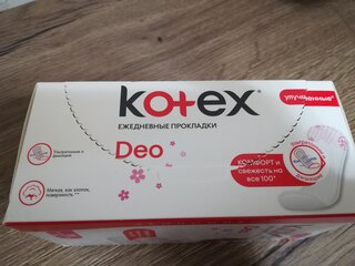 Прокладки женские Kotex, Super Slim Deo, ежедневные, 56 шт - фото 3 от пользователя