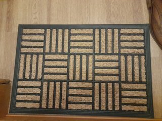 Коврик придверный, 40х60 см, прямоугольный, кокосовое волокно, узор, Фигурный, 93810 - фото 6 от пользователя