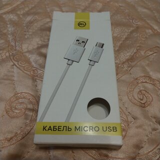 Кабель USB, Red Line, micro USB, 1 м, белый, УТ000008647 - фото 1 от пользователя