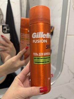 Гель для бритья, Gillette, Fusion Ultra Sensitive, для чувствительной кожи, 200 мл, 0050018079 - фото 9 от пользователя