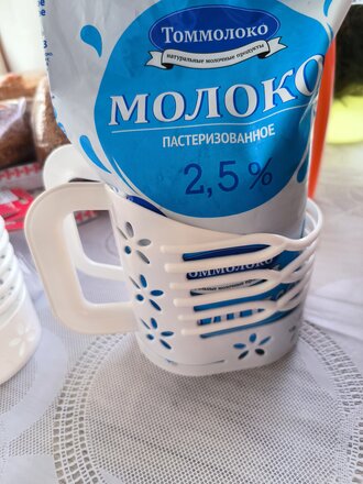 Держатель для молока 0.5 л, в ассортименте, Альтернатива, М1666 - фото 9 от пользователя