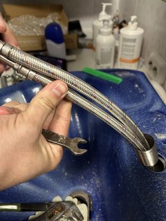 Подводка для воды М10-1/2&quot;х1 м, пара, сталь, полимер, ProFactor - фото 9 от пользователя