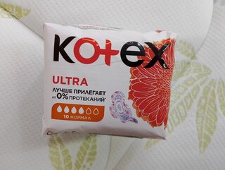 Прокладки женские Kotex, Ultra Dry&amp;Soft Normal, 10 шт, 4423 - фото 3 от пользователя