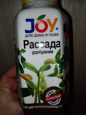 Удобрение Рассада, Лигногумат ДМ-NPK 6%, органоминеральный, жидкость, 330 мл, Joy - фото 6 от пользователя