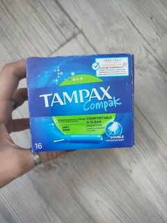 Тампоны Tampax, Compak Super, 16 шт, TM-83730736 - фото 6 от пользователя