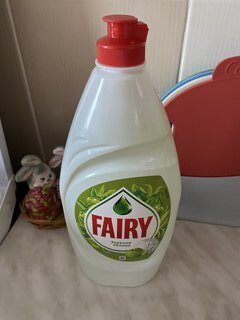 Средство для мытья посуды Fairy, Зеленое яблоко, 900 мл - фото 6 от пользователя