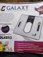 Весы напольные электронные, Galaxy Line, GL 4852, стекло, до 180 кг, 30х30 см, многофункциональные - фото 2 от пользователя