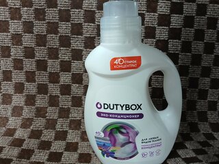 Кондиционер для белья Dutybox, 1 л, Свежие цветы, Эко, концентрат - фото 2 от пользователя