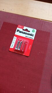 Батарейка Panasonic, ААА (R03, 24D), Zinc-carbon, солевая, 1.5 В, блистер, 4 шт - фото 1 от пользователя