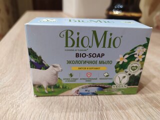 Мыло BioMio, Bio-Soap Литсея и бергамот, 90 г - фото 1 от пользователя