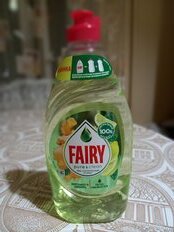 Средство для мытья посуды Fairy, Pure &amp; Clean Бергамот и Имбирь, 450 мл - фото 6 от пользователя